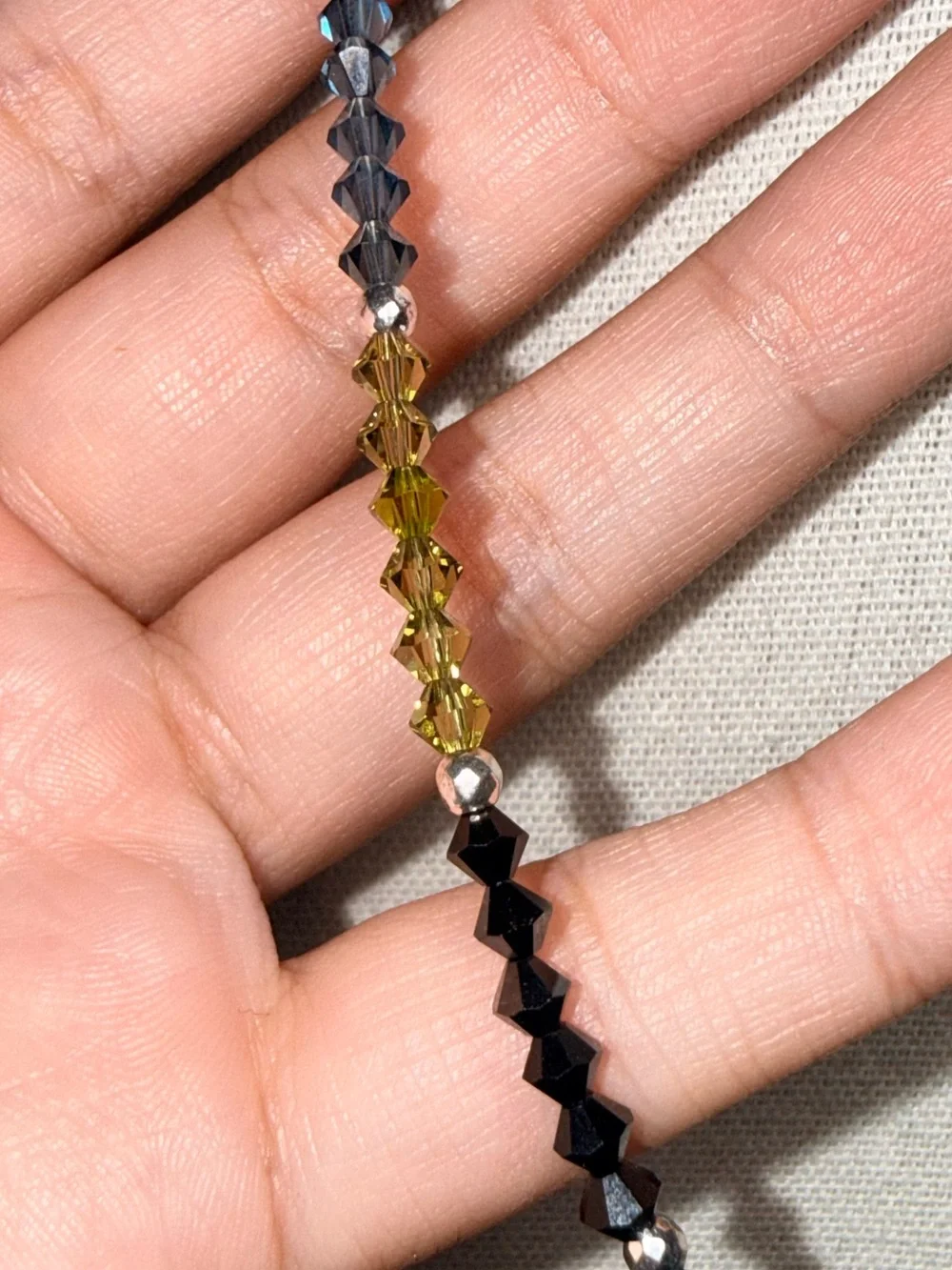 Swarovski Crystal Necklace | 4mm Crystal Beads | 17.5” Necklace